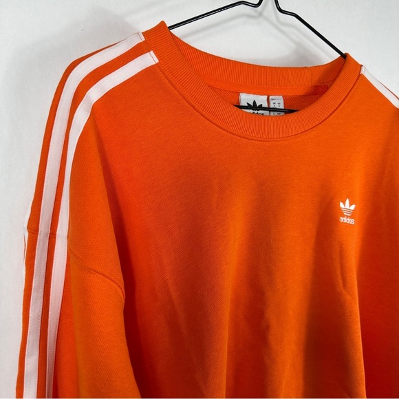 NWT Adidas Women's Orange Sweatshirt - Picture 3 of 7